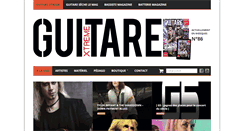 Desktop Screenshot of guitarextrememag.com